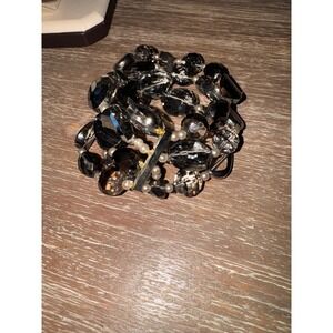 White House Black Market Crystal Bracelet Faux Accents Elegant Jewelry